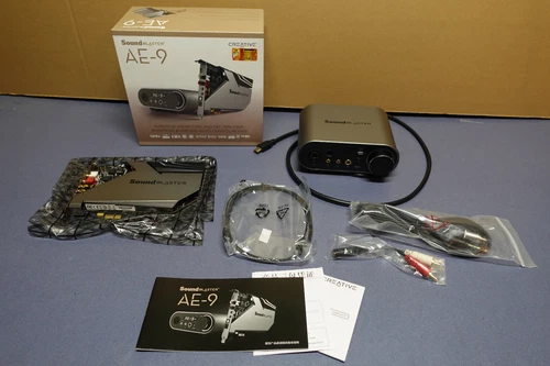 Creative Labs Sound Blaster AE-9 (Metallic Gray) Sound Card with DAC