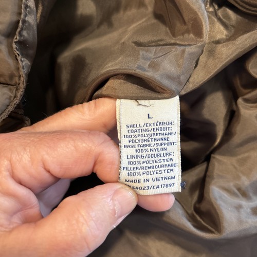 Women's Old Navy Puffer Vest Brown Color Size Large - Picture 4 of 6