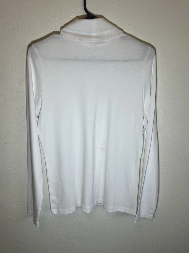Suéter Pullover Vineyard Vines Para Mujer Cuello Alto Tejido Ballena Elastizado Talla Grande Foto 4 de 4