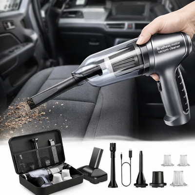 Car Vacuum Portable Cordless 18000PA High Power Mini Vacuum Cleaner 4-in-1