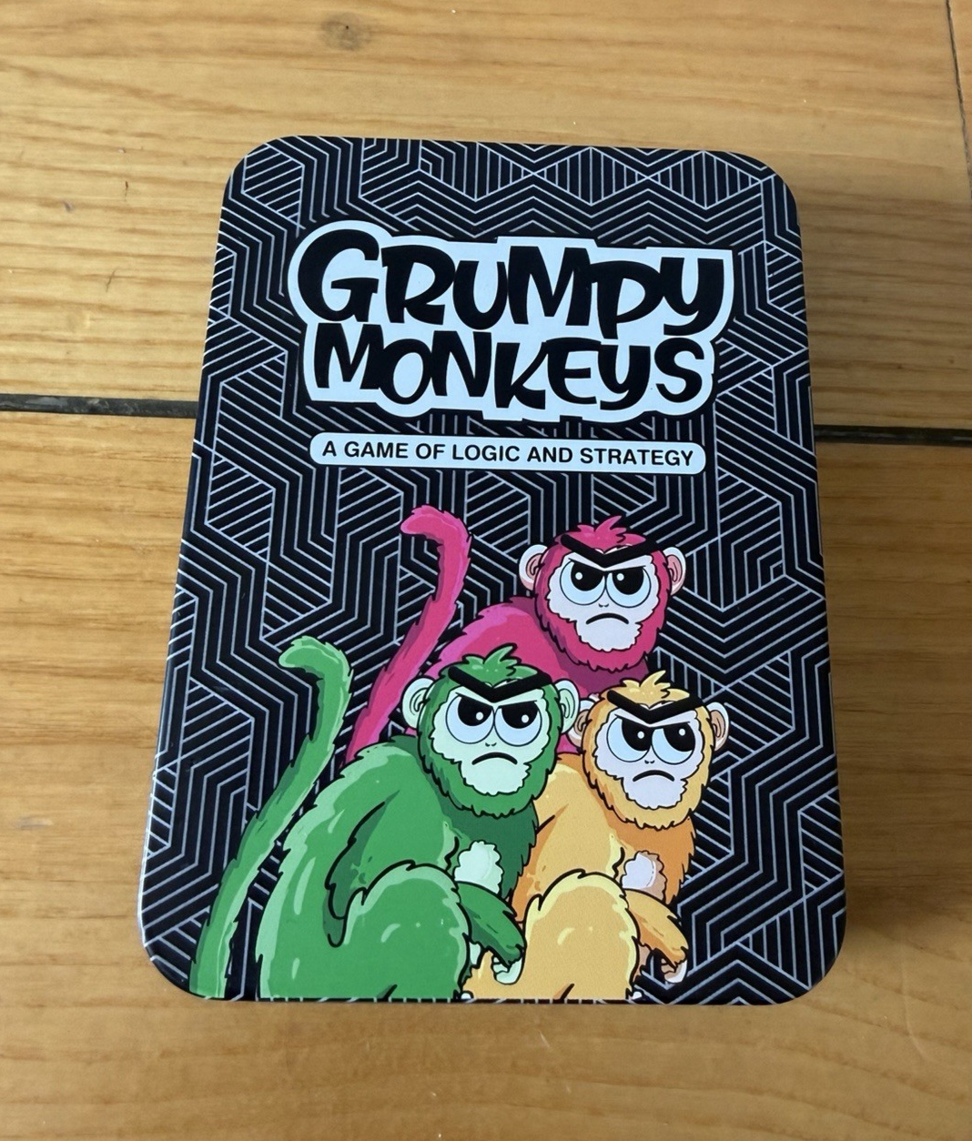 Grumpy Monkeys Strategy & Logic Card Game - Mint Complete Games Night Party