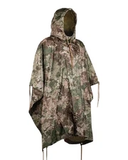 MIL-TEC Phantomleaf Ripstop Wet Weather Poncho, WASP/Z2, OSFM, 10630066 Ponchos