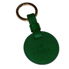 Rolex St Andrews 2015 VIP Keychain Green Leather Gold Engraved Rare Collectible