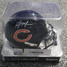 Riddell DJ Moore Signed Chicago Bears Mini Helmet w/ Beckett Authentic COA