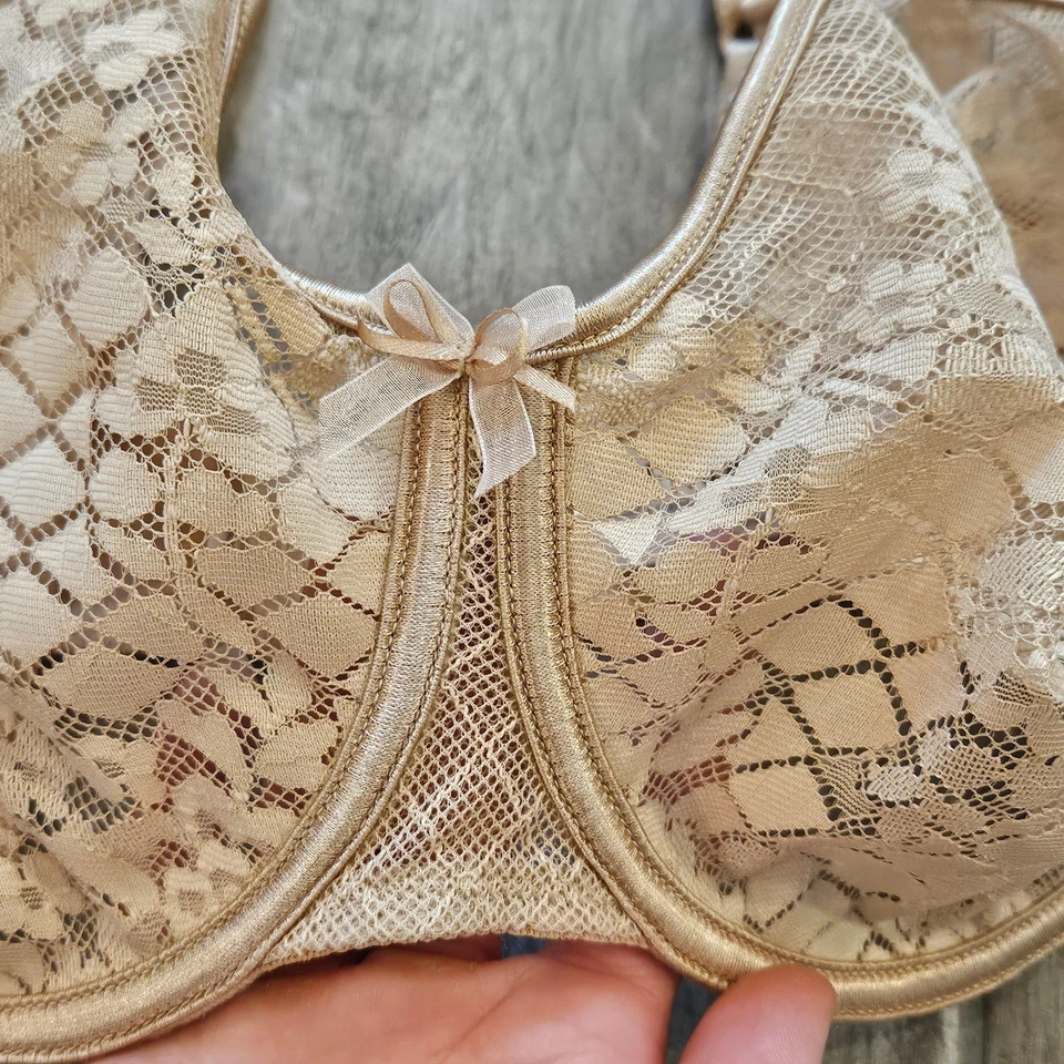 Sujetador Empreinte Mujer Talla 36E Melodía Sin Costuras Sin Forro Con Aros Floral Encaje Tostado Foto 3 de 4