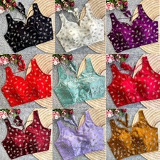 Saree Blouse Readymade Designer Sari Choli Indian Party Wear Bollywood Dress