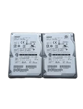 LOT OF 2 HGST 0B26072 900GB 10K 2.5" SAS Hard Drive 512 Format HUC109090CSS600