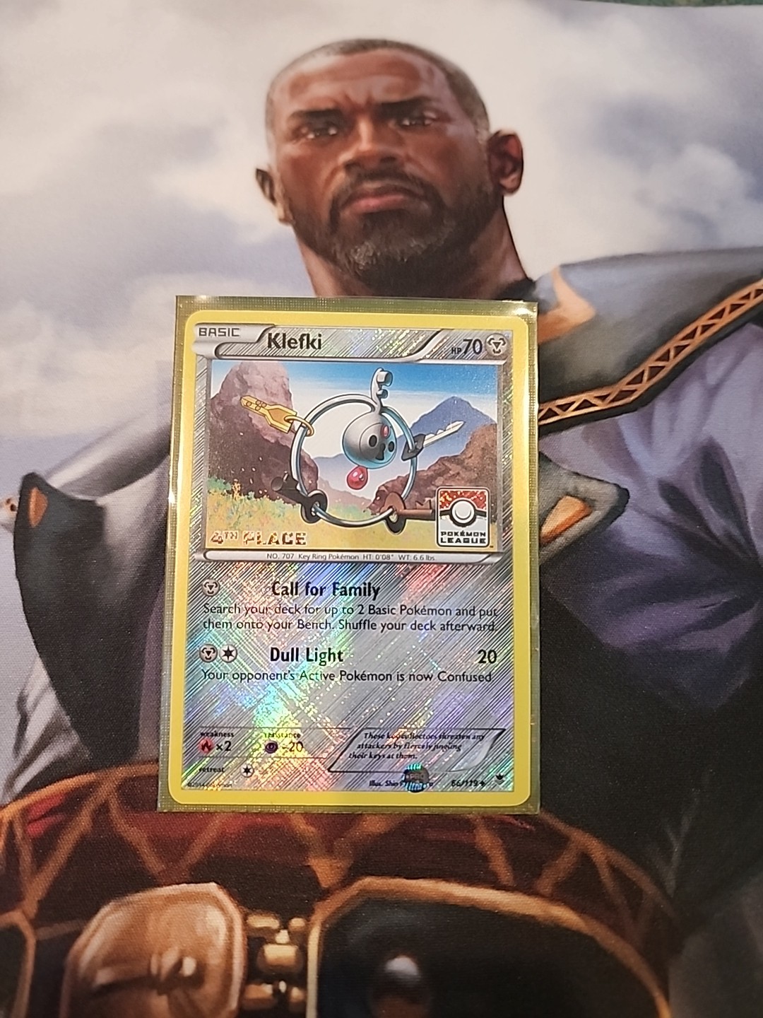 Pokemon League foil PLAY! 1x 4th Place Klefki 66/119 EX/NM