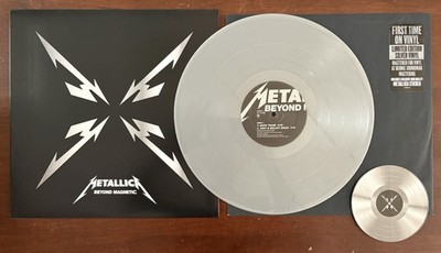 METALLICA BEYOND MAGNETIC 2012 RSD SILVER VINYL LP LE/5000 WB MASTER RIDE SPHERE