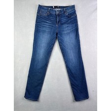 KUT from the Kloth Slim Straight Leg Dark Wash Denim Jeans Size 8
