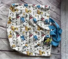 Sesame Street Workshop Floral Double Sided Canvas Tote Shopping Bag