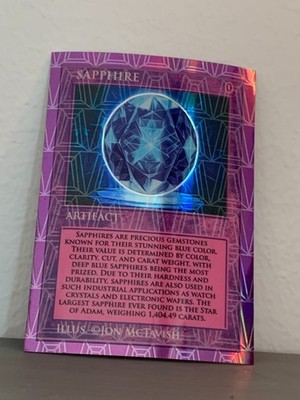 2025 Cardsmiths Currency S5 Sapphire Artifact #8-SP Tanzanite /299 139/299