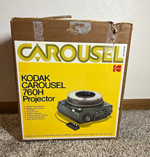 Kodak Carousel 760H 35mm Slide Projector Auto Focus w/ Remote, Lens, Box