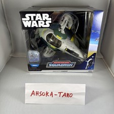 Star Wars Micro Galaxy Squadron Jango Fett Starship Series 2 0044 New Disney