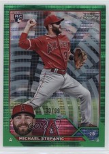 2023 Topps Chrome Green Sonar Refractor 30/99 Michael Stefanic #138 1n1m