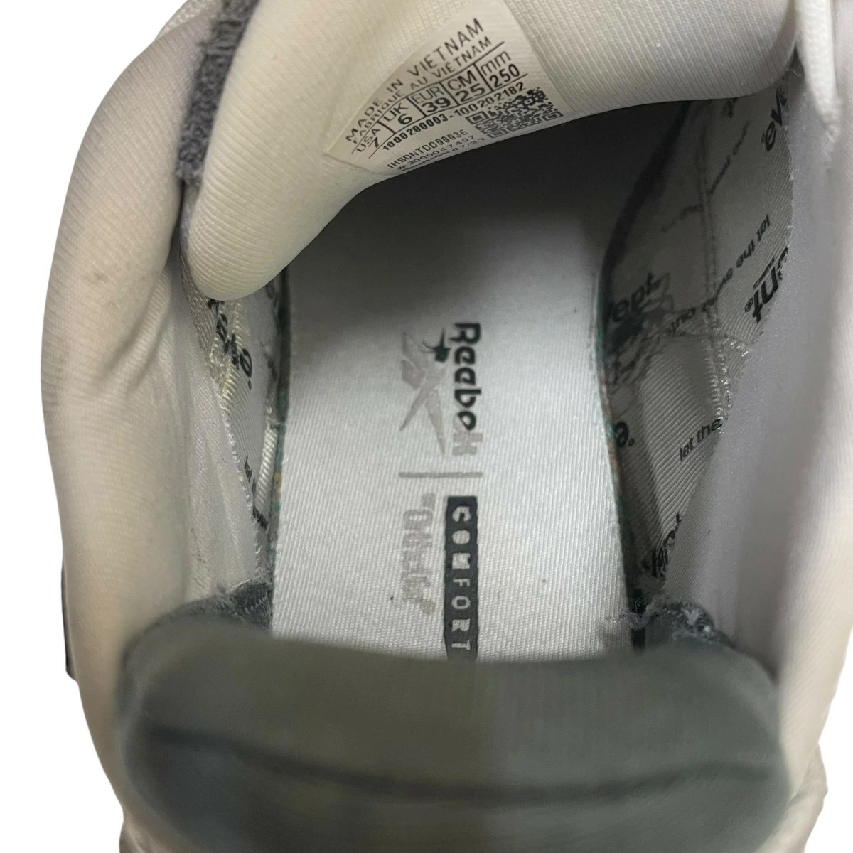 Reebok Zig Kinetica 2.5 Edge Sneakers 100202182 White Size 25 301225 (Reeb GUf94 image 5