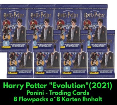 Panini - Harry Potter Evolution [2021] - 8x Pack (64 Karten) Trading Cards