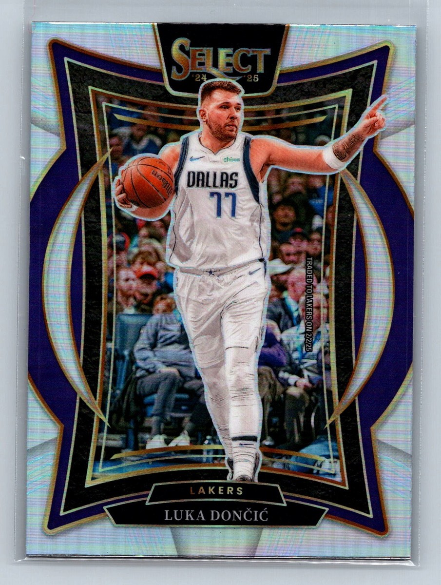 2024-25 Panini Select Basketball Luka Doncic Concourse Prizm