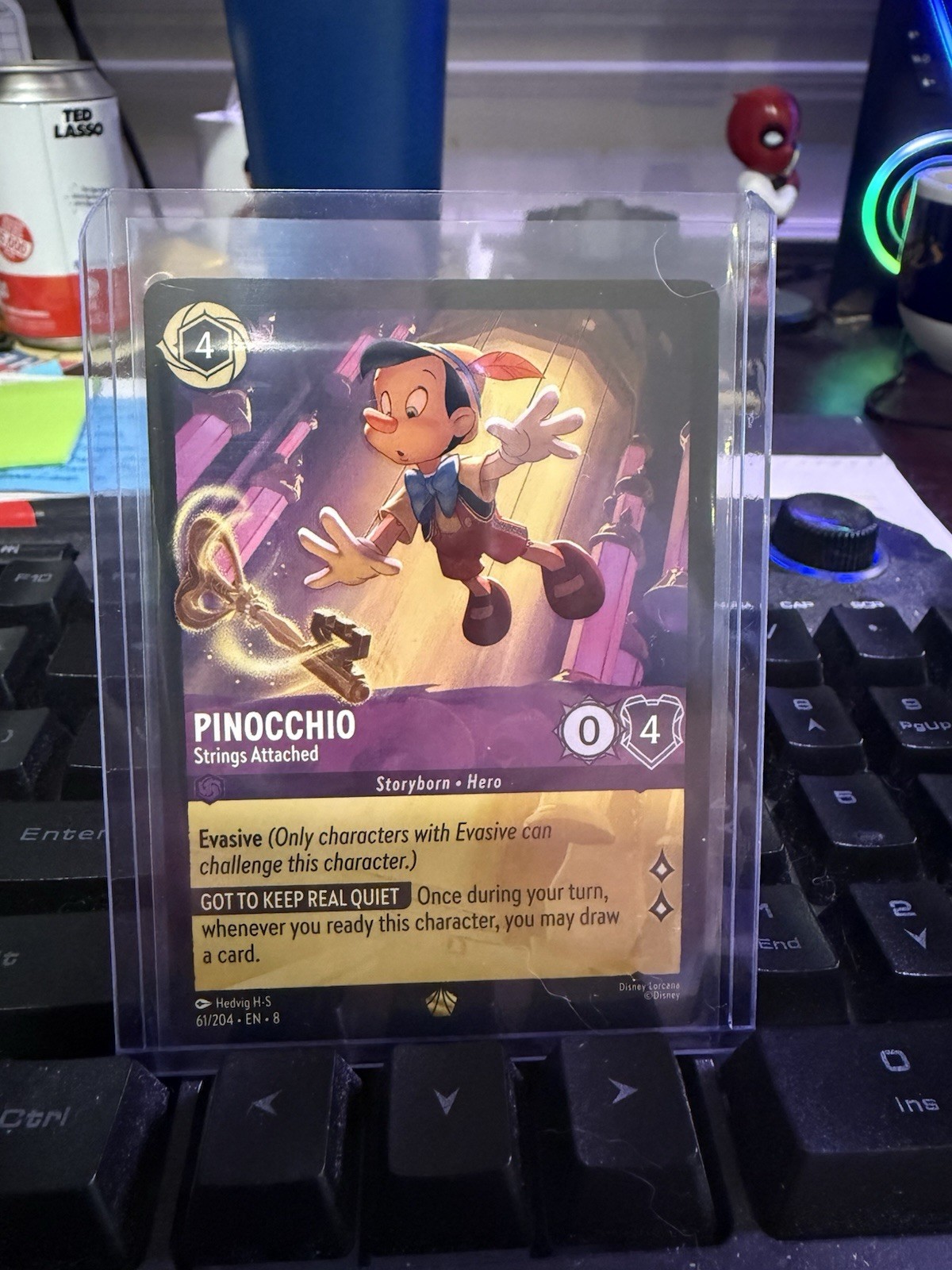 x1 Pinocchio - Strings Attached - 61/204 - Legendary Lorcana Reign of Jafar M/NM