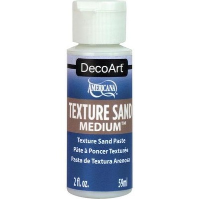 DecoArt Americana Textur Sandpaste Medium 59ml (2oz) - Weiß