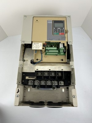Yaskawa Electric CIMR-AU4A0058FAA Industrial AC Drive Rev E - Missing Top Cover