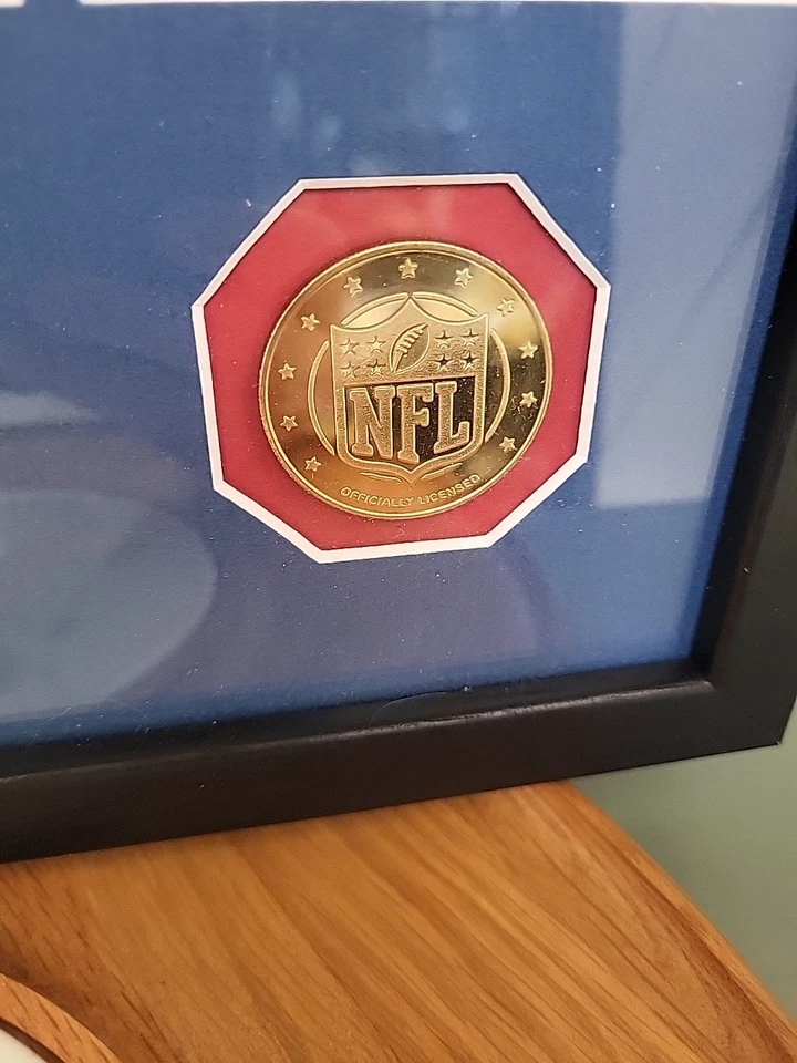 Buffalo Bills Суперкубок Появления Билет Монета Фото Как новый - Изображение 4 из 4