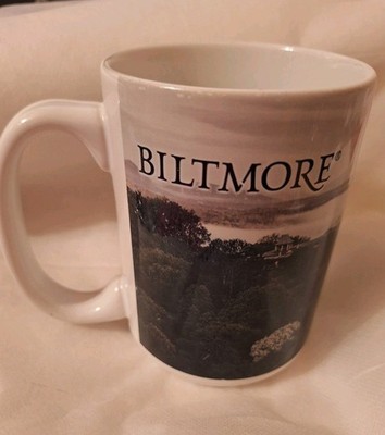 Biltmore Estate Ceramic Coffee Cup Souvenir Mug Colorful Mansion House Nice