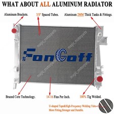 Fits 2002-2004 2003 Dodge Ram 1500 Ram 2500 3500 3.7l 4.7l 5.7l 4-core Radiator
