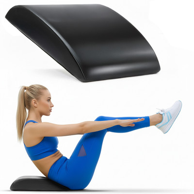 Ergonomic Ab Mat Sit Up Pad   Core Trainer with Foam Support & Non-Slip Cover