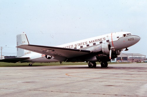 USMC C-117D 12420 H&MS-31 original kodak color slide