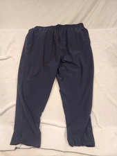 Callaway Blue Golf Wind & Rain Pants Mens Zip Ankle Elastic Waist Optidri
