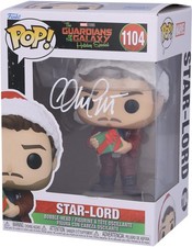 Chris Pratt Guardians of the Galaxy Autographed Holiday Special #1104 Funko Pop!