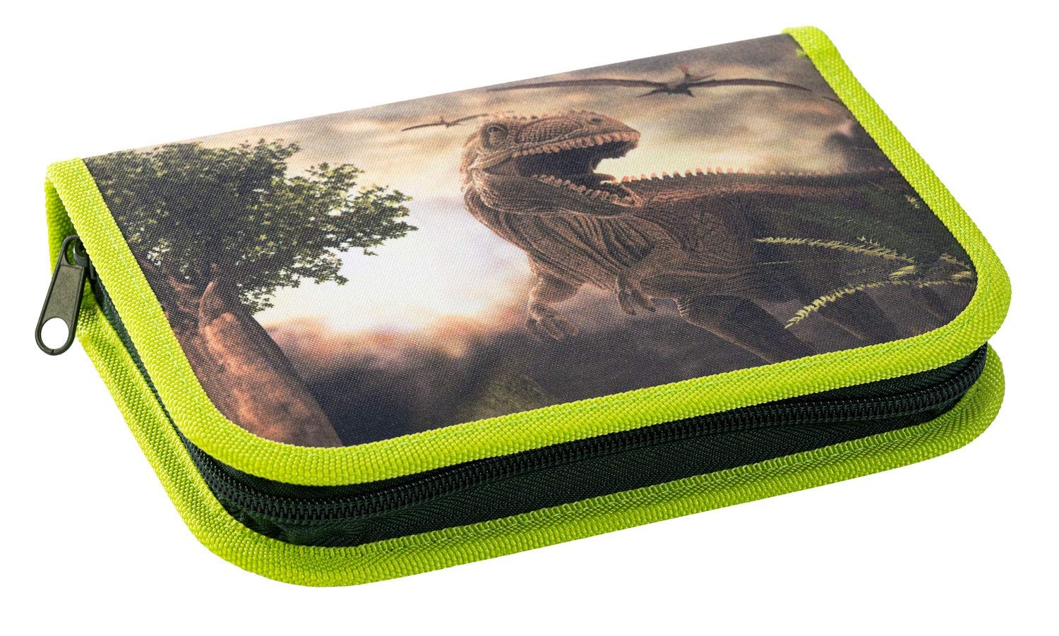 Eberhard Faber 577559 - Пенал с рисунком динозавра, наполненный 42 статуэтками