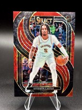 2024-25 Panini Select - Premier Stephon Castle #175 Red Scope Prizm /249 (RC)