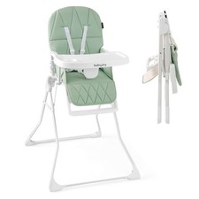 Foldable High Chair Easy Clean Compact Highchair with Removable Adjustable Tray