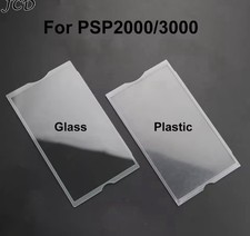 Plastic Glass Screen For PSP 2000 3000 PSP2000 Game Console Display Cover Frame