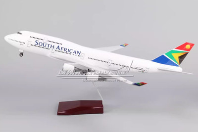 47CM 1:150 SOUTH AFRICAN BOEING 747-400 Airplane Landing Gear  Resin Plane Model