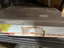 LINX 12 ft.x 12 ft.Charcoal Gray HDPE Pergola Sunshade Kit 3052128 3052128 30521