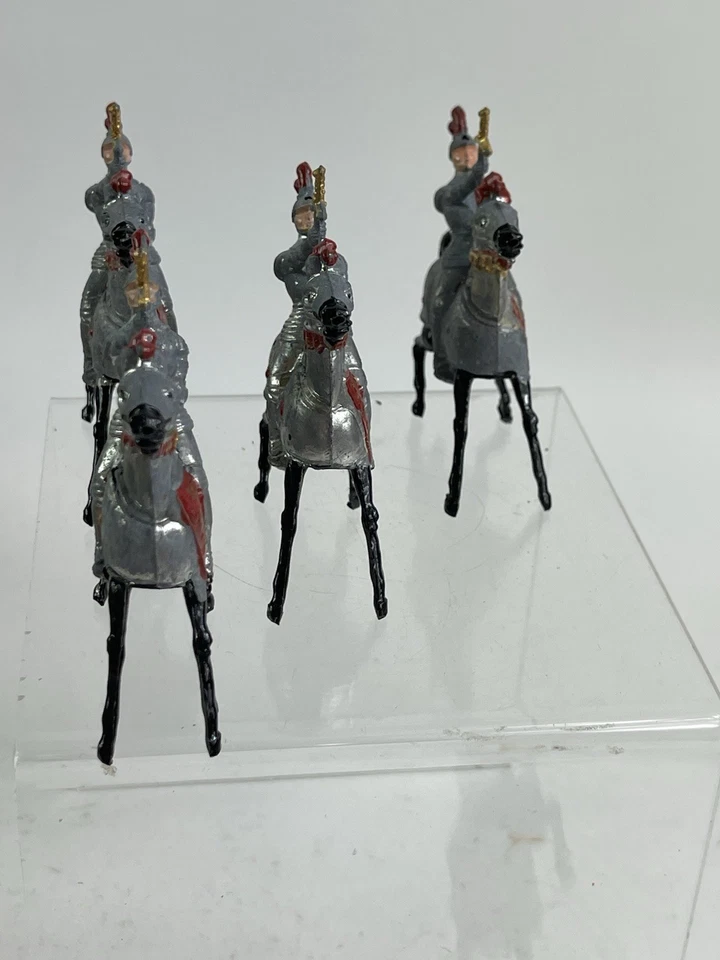 5- Caballeros montados en Inglaterra Cherilea de colección fundición hueca Foto 4 de 4