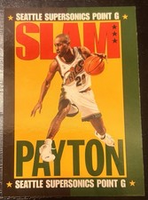 Fleer NBA Hoops 1996-97 Gary Payton #325 Seattle Supersonics Base Set