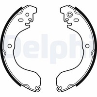 Delphi Bremsbacken Satz Hinterachse Passend FÜR Chrysler Sebring Dodge Avenger