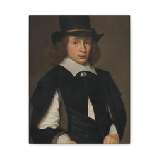 Paulus Hennekyn - Portrait of Dirck Hendrick Meulenaer - Canvas Wall Art