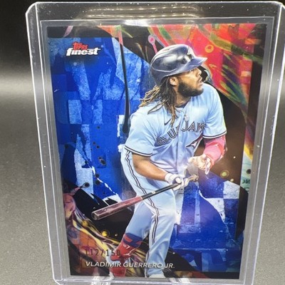 2024 Topps Finest - Uncommon Vladimir Guerrero Jr. #158 Blue Refractor 112/150