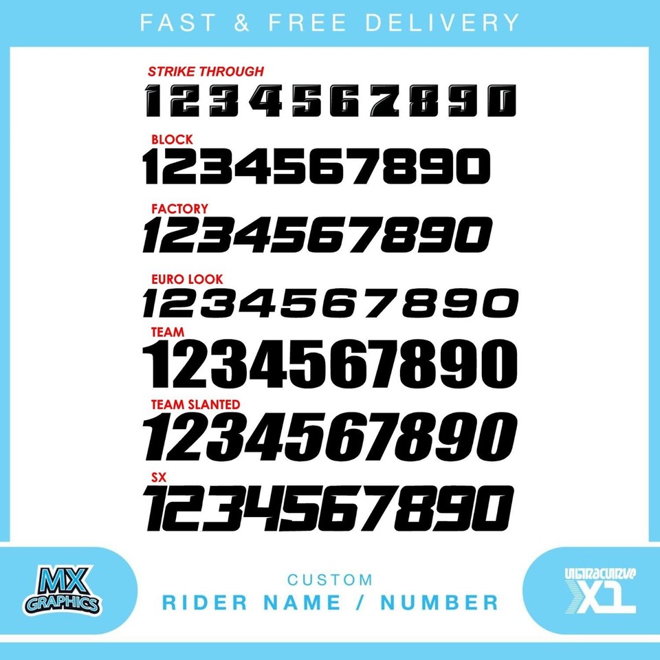Stark Varg EX Decal Kit Electric MX Sticker Graphics