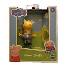 Peppa Pig Family  Friends Adventures Figure Set 2021 Gerald Giraffe w Star NEW