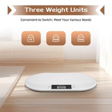 44Ibs Electronic Digital Baby Infant Scale LCD Display ABS Weight Grow Baby Pet
