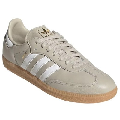 JR0883] Adidas Originals Mens Samba OG Beige Cloud White Sneakers