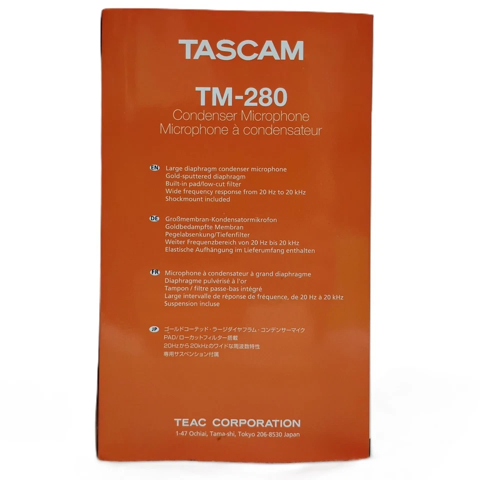 TM-280 Studio Microphone with Flight Case, Shockmount, and Pop Filter - Image 3 of 3