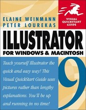 Illustrator 9 for Windows  Macintosh - paperback Weinmann, Elaine Lourekas,...