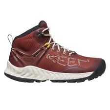 Zapatos de trekking mujer Keen Nxis Evo Wp Mid alto impermeable rojo 37.5